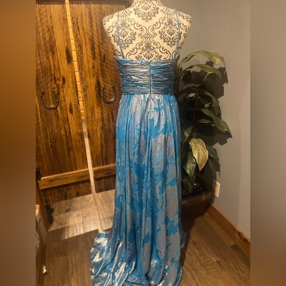 Aidan Mattox size 6 long empire waist dress - Picture 5 of 5